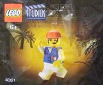 LEGO Studios set #4061 Female Assistant minifigure